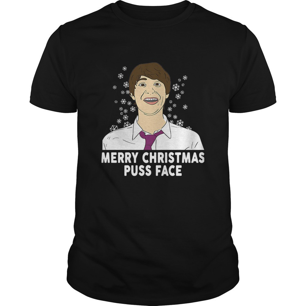 Jonny Goodman Merry Christmas Puss Face Shirt